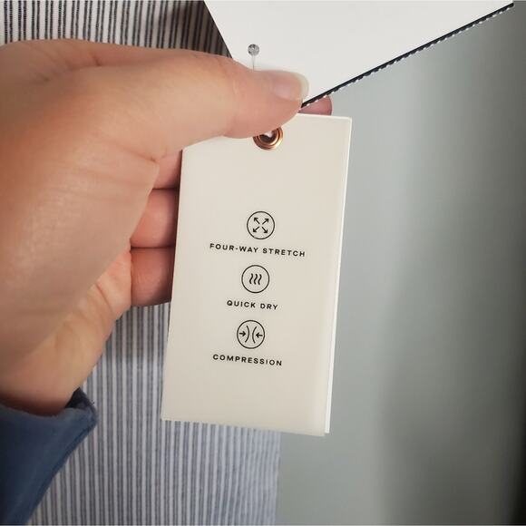 GOOD AMERICAN Seamless Core Power Ribbed Leggings Size Large - XL NWT Brand NEW - Picture 15 of 16